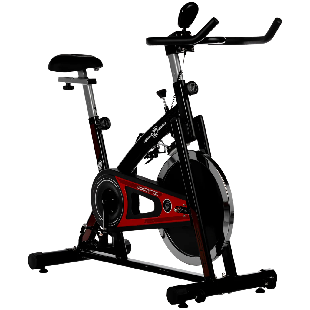Bicicleta Spinning Magnética Bari Rojo