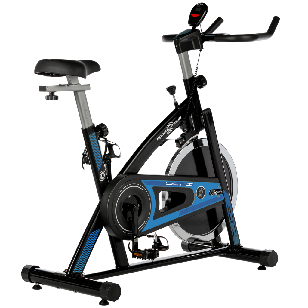 Bicicleta Spinning Magnética Bari Azul