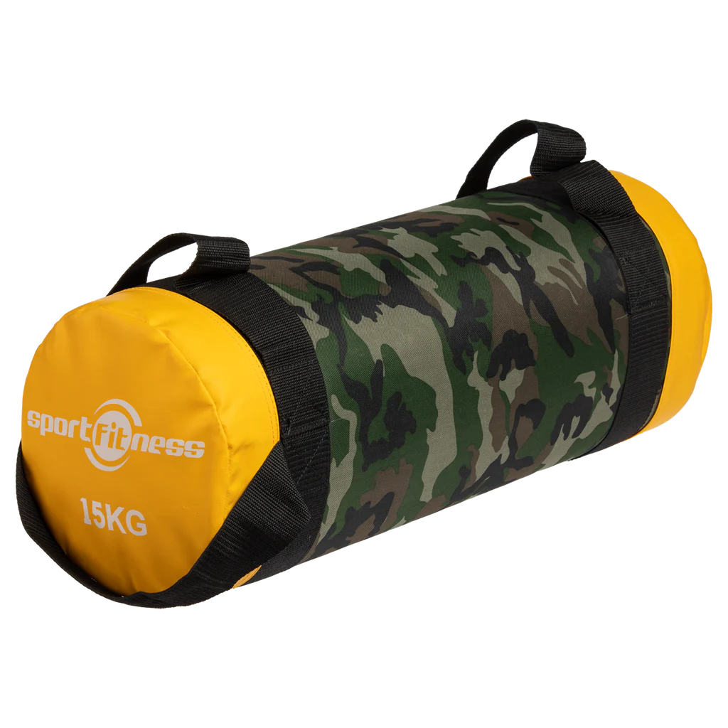 Sandbag / Bolsa De Poder 15Kg Negro / Amarillo
