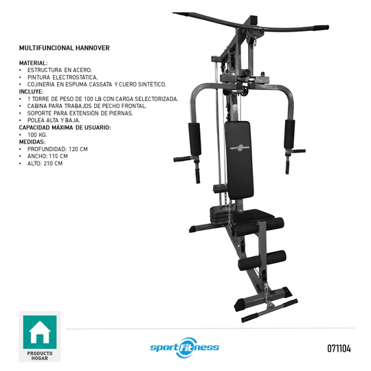 Multifuncional 100 Lb Sportfitness