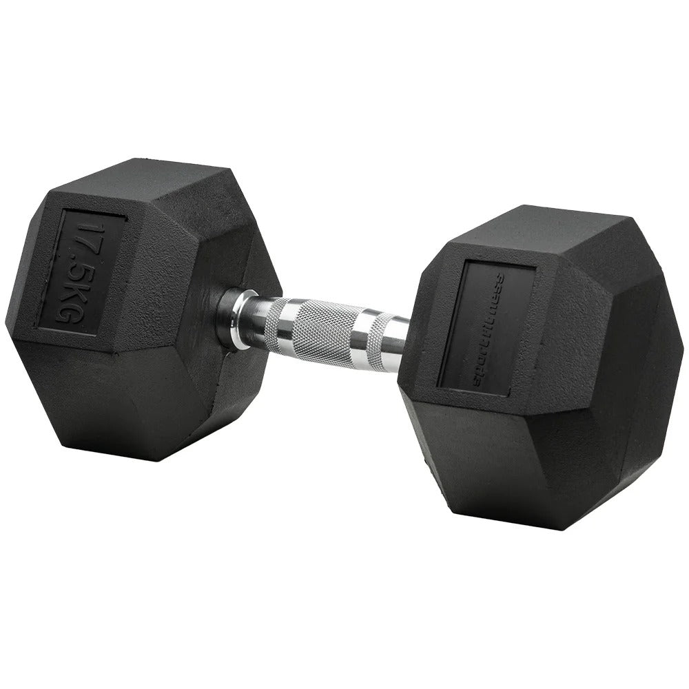 Mancuerna Encauchetada 17.5 Kg