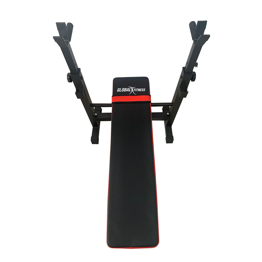 Banco Ejercicio Con Soporte Para Barra Global Fitness