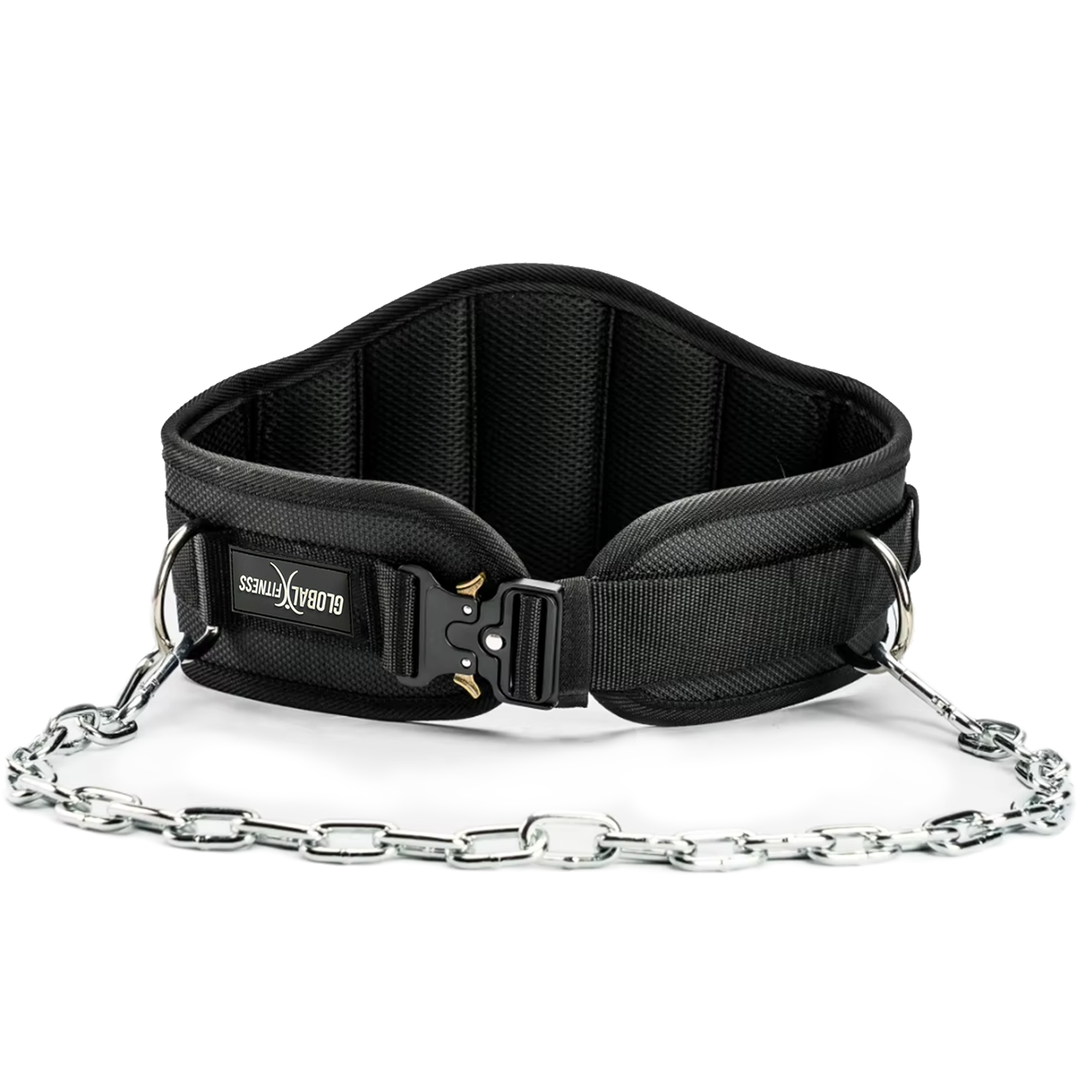 Cinturón Con Cadena Para Discos Profesional - Global Fitness