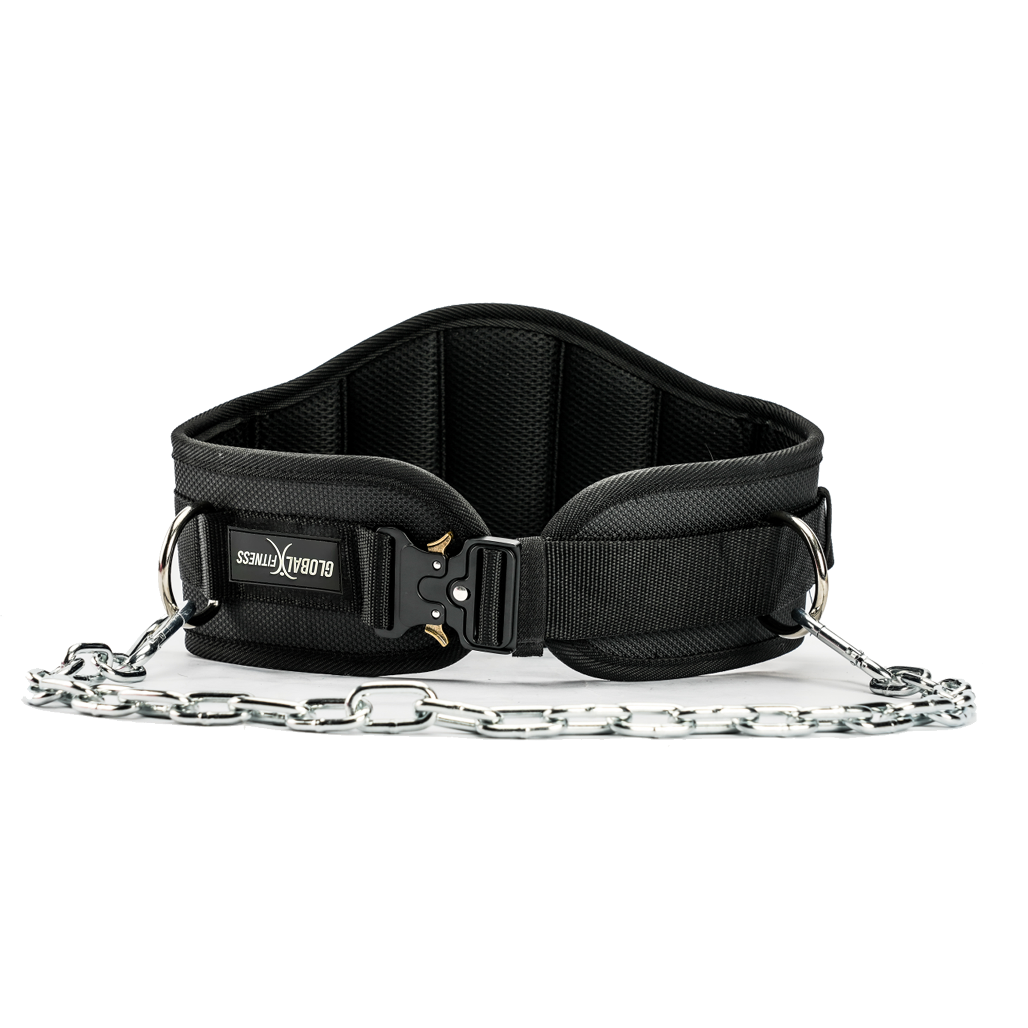 Cinturón Con Cadena Para Discos Profesional - Global Fitness
