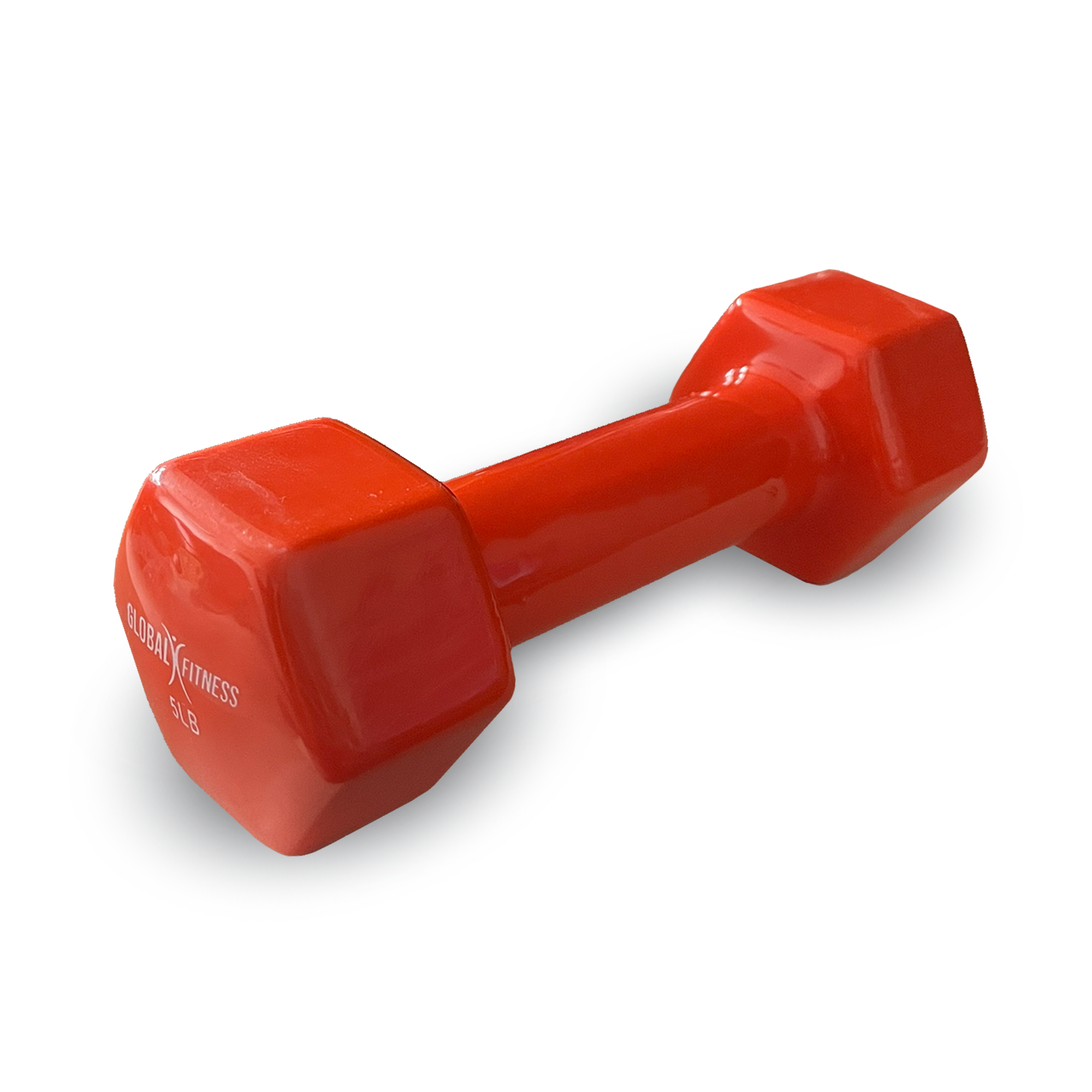 Mancuerna Encauchetada En Vinilo Global Fitness 5 Lb
