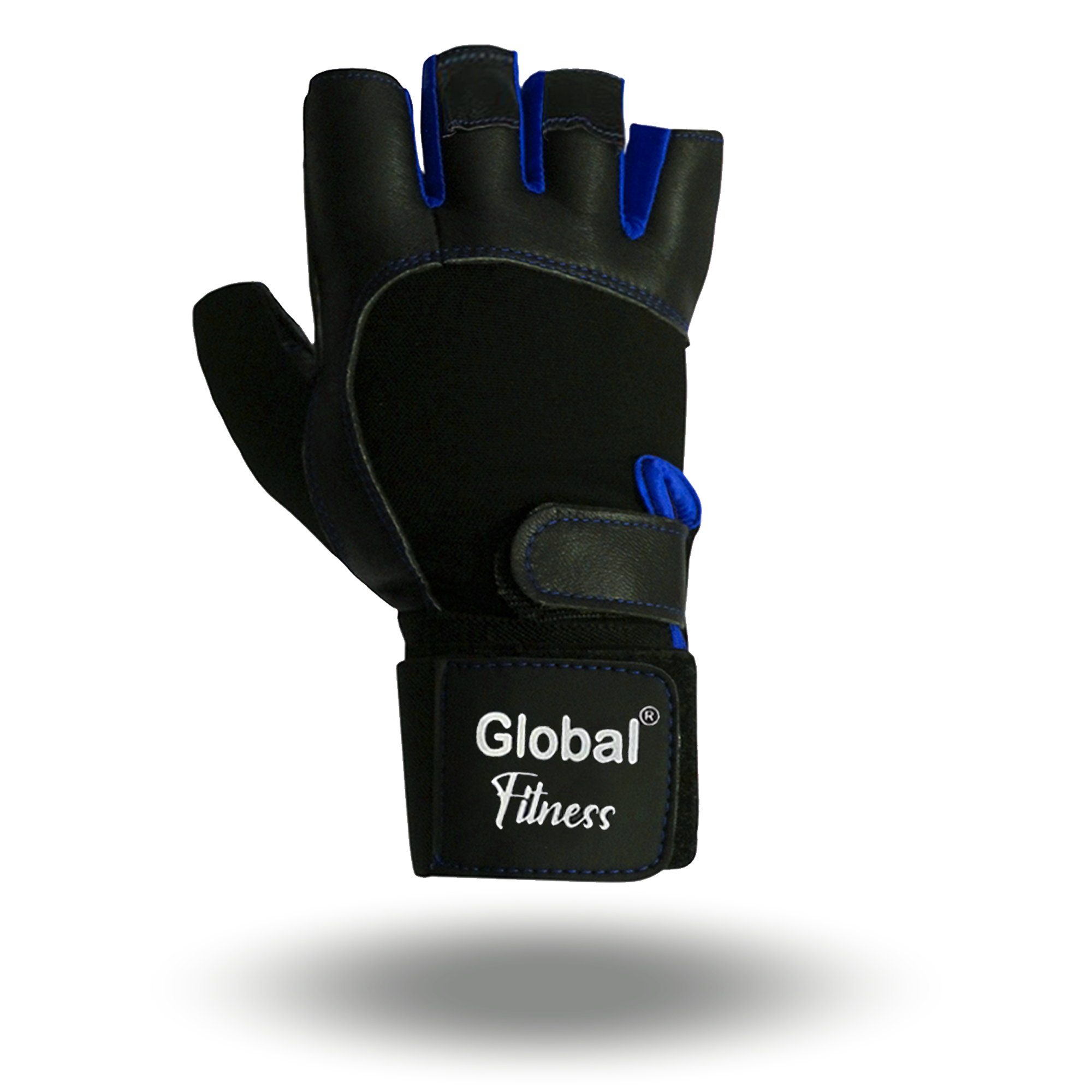 Guantes De Cuero Con Muñequera Hombre Globalfitness
