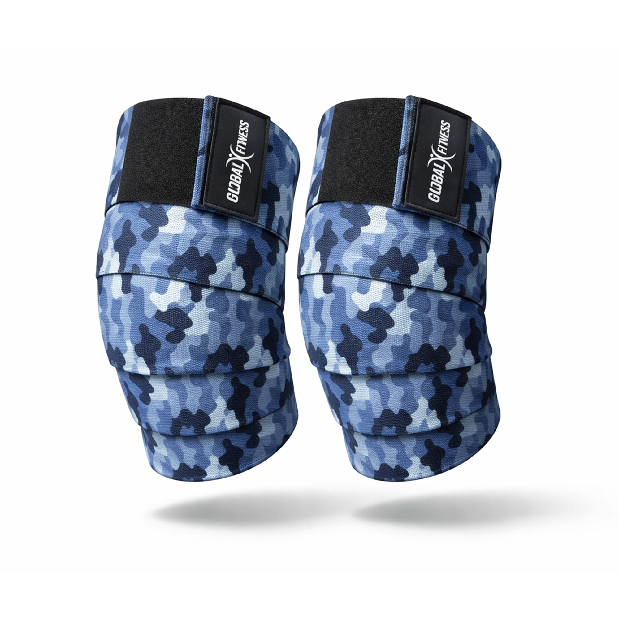 Vendas Rodillera camufladas para Gym Azul - Global Fitness