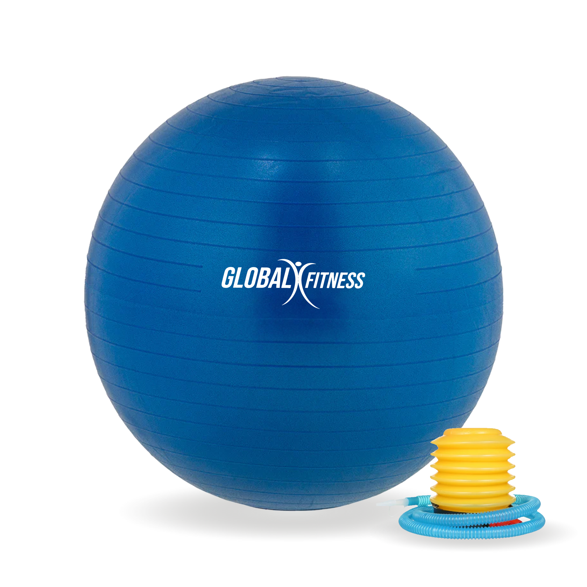 Balón de pilates 75 Cm - Azul - Global Fitness