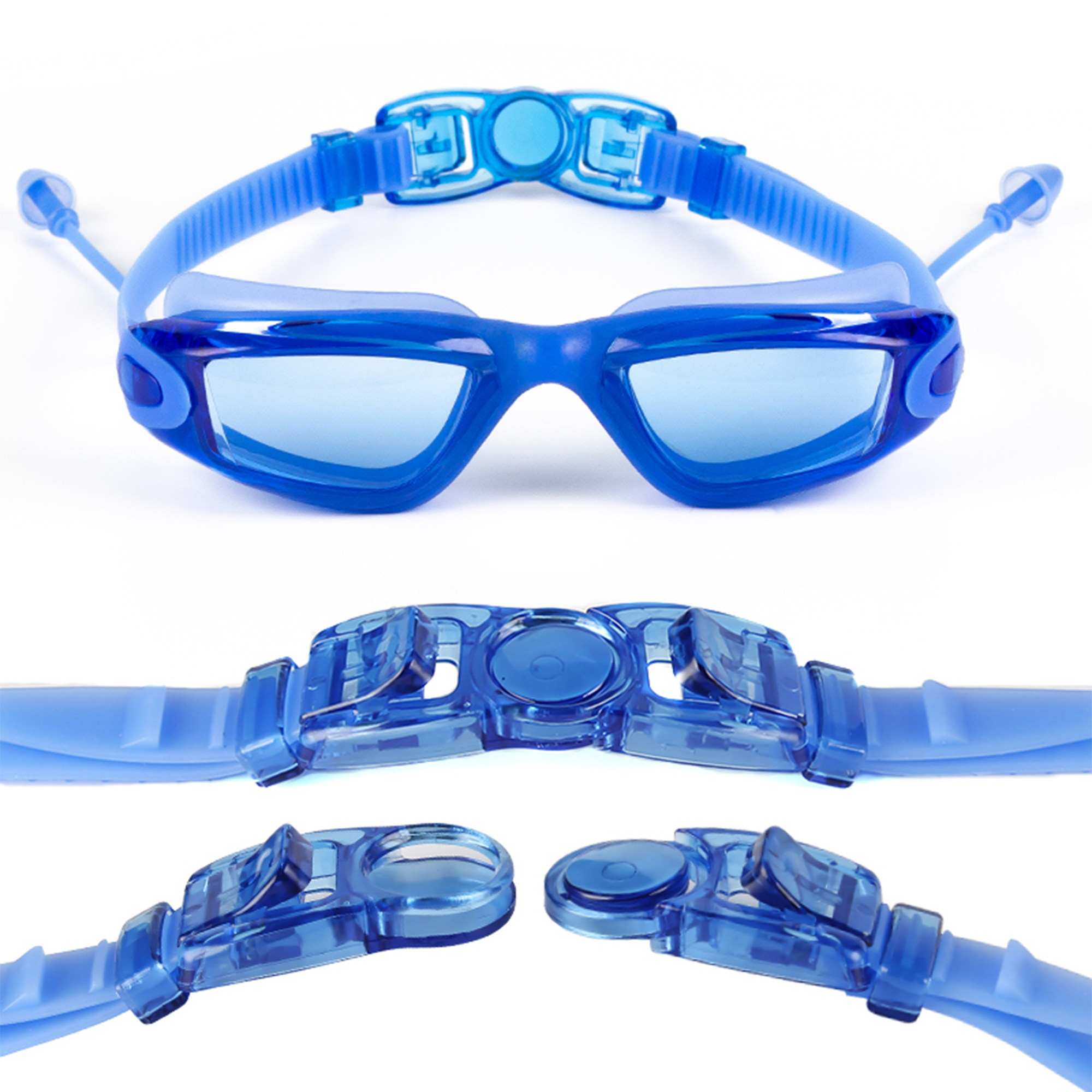 Gafas De Natación Transparentes - Azul