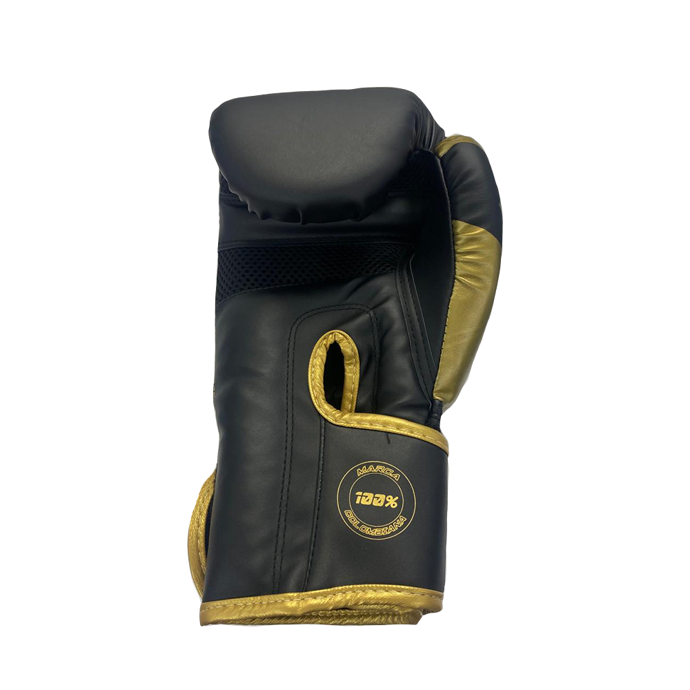 Guante Boxeo 12 Oz Esda Dorado