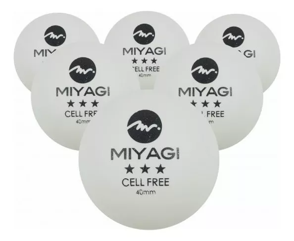 Pelotas De Ping Pong 3 Estrellas Miyagi