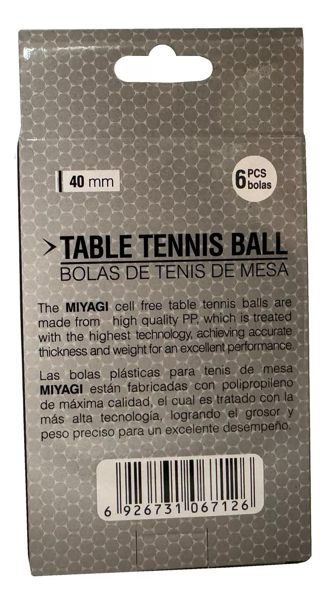 Pelotas De Ping Pong 1 Estrellas Miyagi