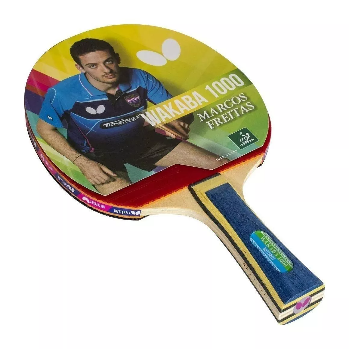Raqueta Tenis De Mesa / Ping Pong Wakaba 1000 Butterfly