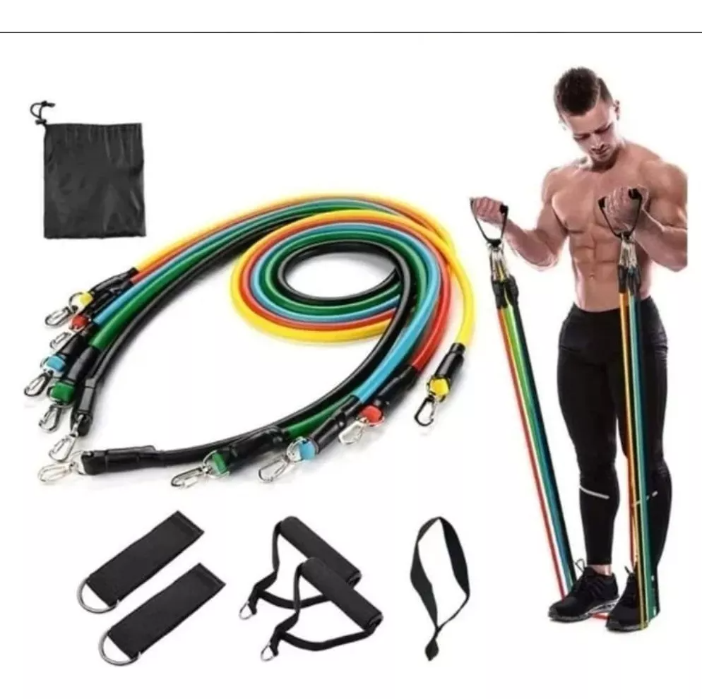 Kit Bandas Tubulares Juego De 10 Piezas Global Fitness