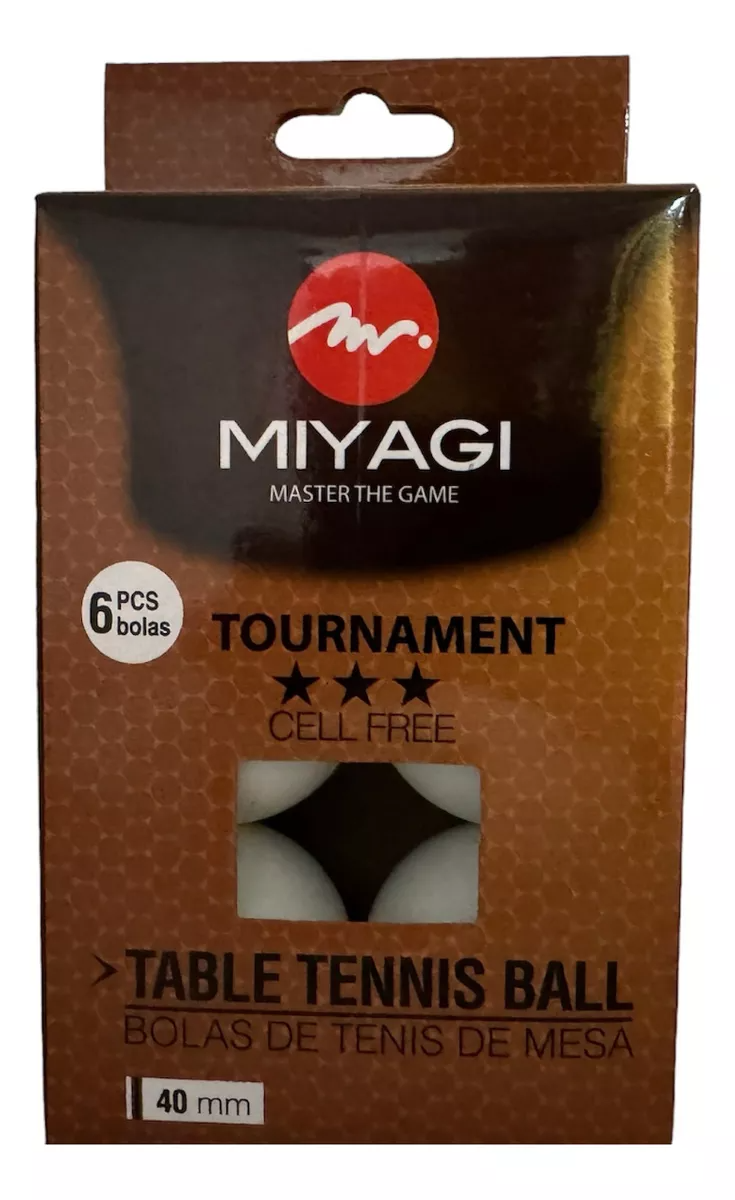 Pelotas De Ping Pong 3 Estrellas Miyagi