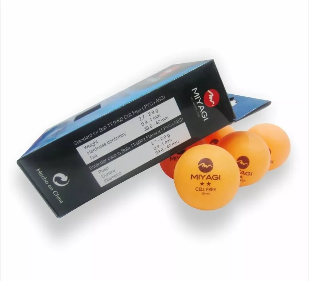 Pelotas De Ping Pong 2 Estrellas Miyagi