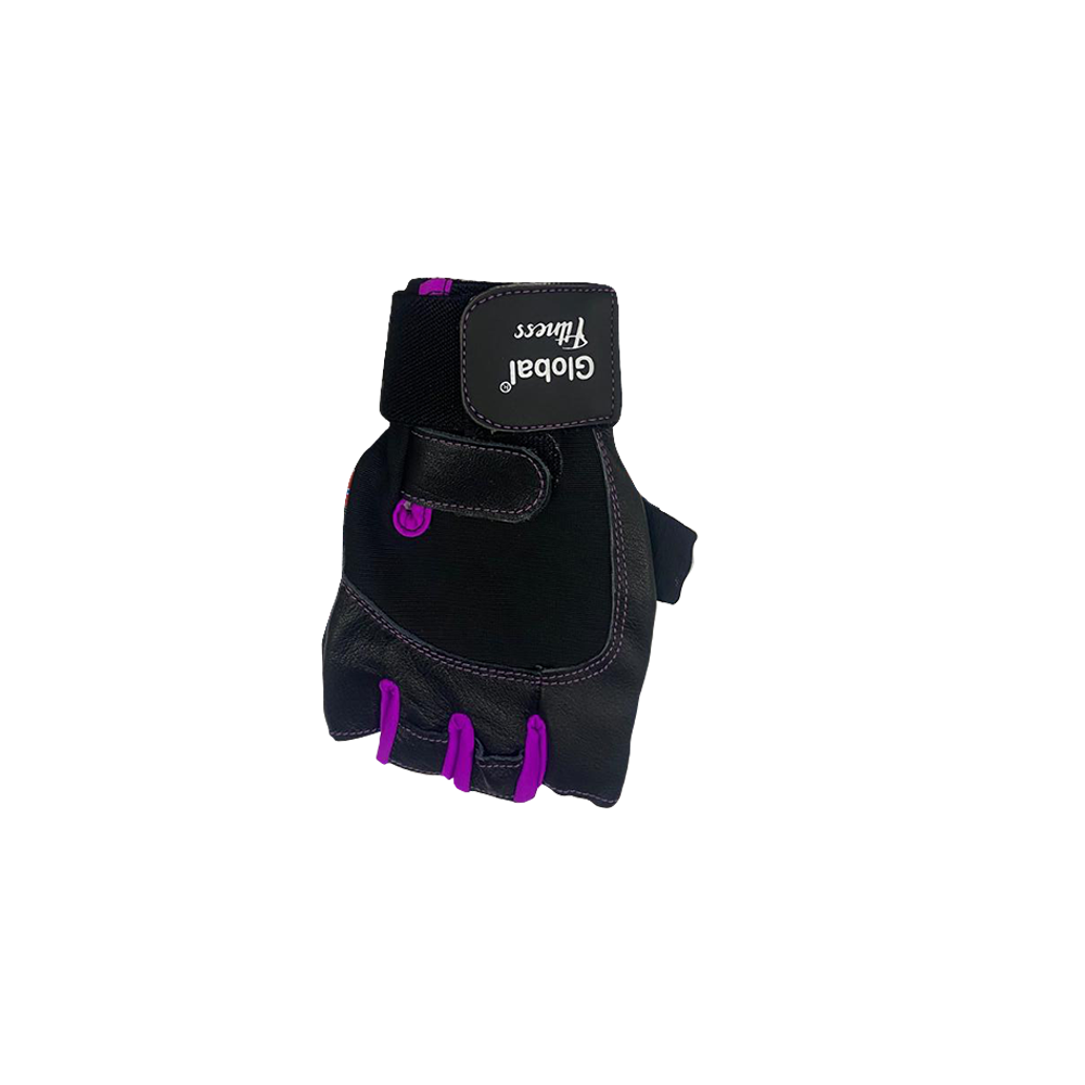 Guantes De Cuero Con Muñequera Mujer Globalfitness