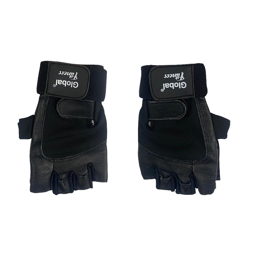 Guantes De Cuero Con Muñequera Mujer Globalfitness