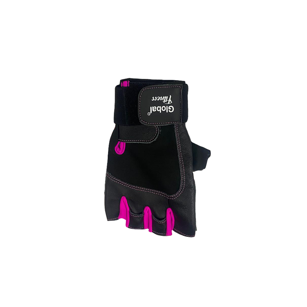Guantes De Cuero Con Muñequera Mujer Globalfitness