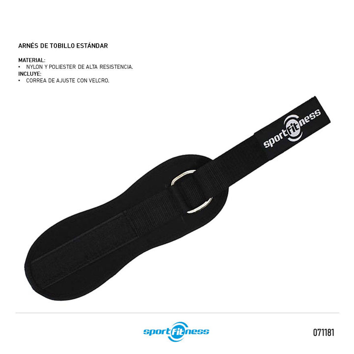 Arnés Tobillo Nylon Casero Sport Fitness