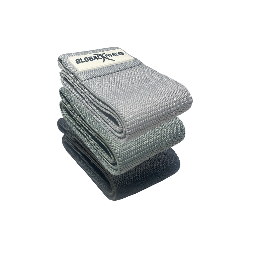 Set De Bandas Elásticas En Tela Global Fitness