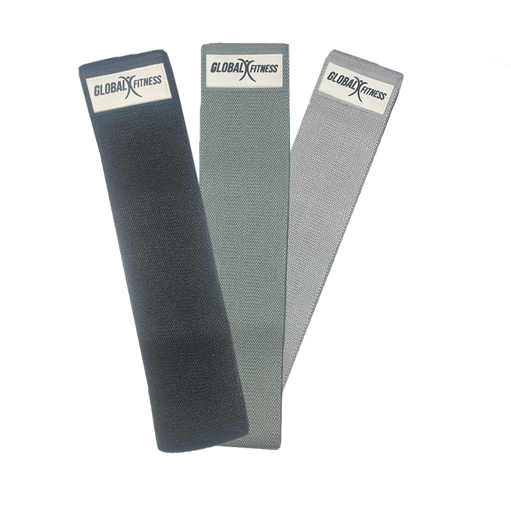 Set De Bandas Elásticas En Tela Global Fitness