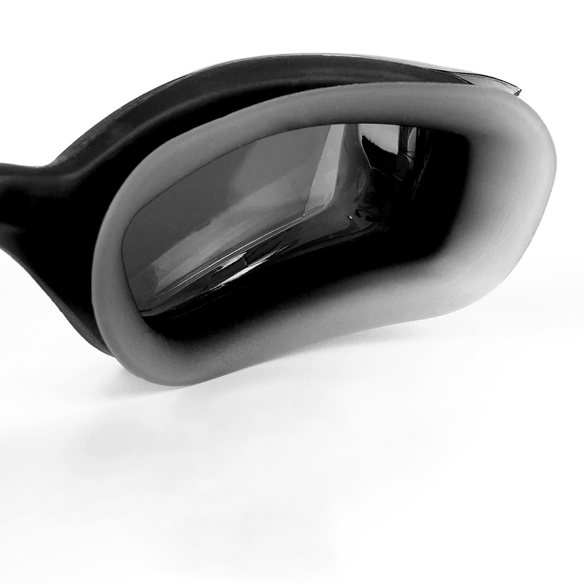 Gafas De Natación Espejadas Adulto - Negro