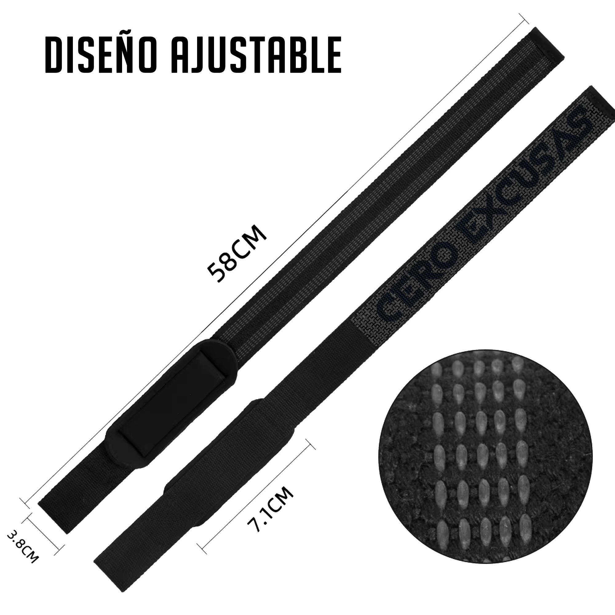 Straps Clásico para Gym Global Fitness