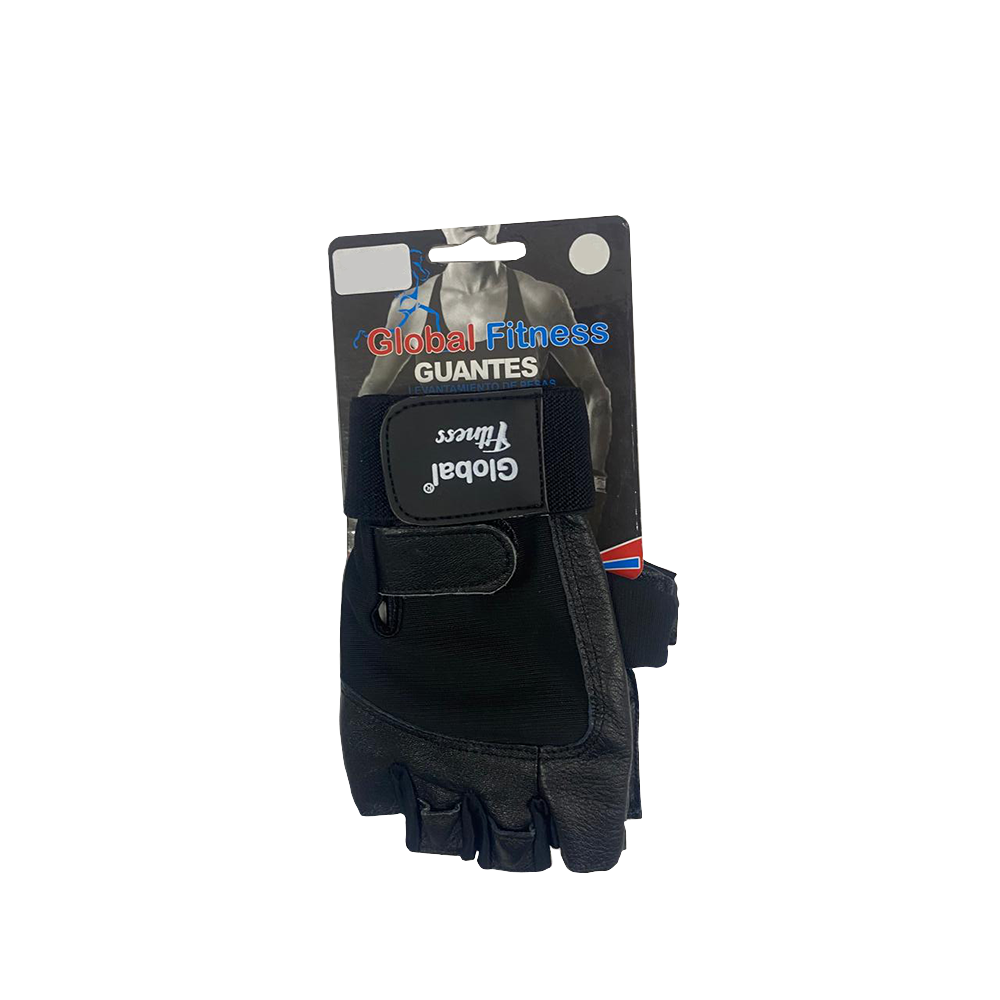 Guantes De Cuero Con Muñequera Mujer Globalfitness