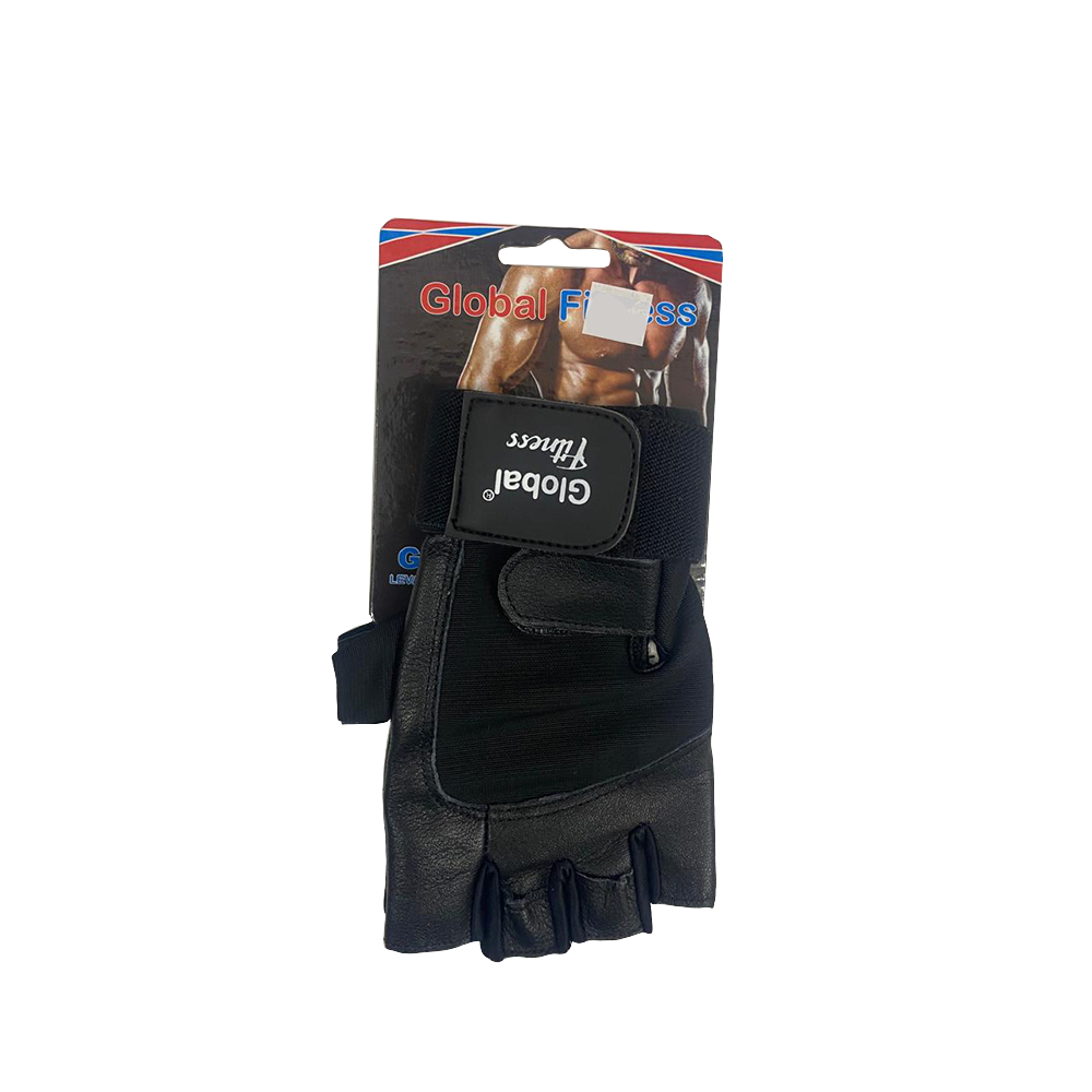 Guantes De Cuero Con Muñequera Mujer Globalfitness