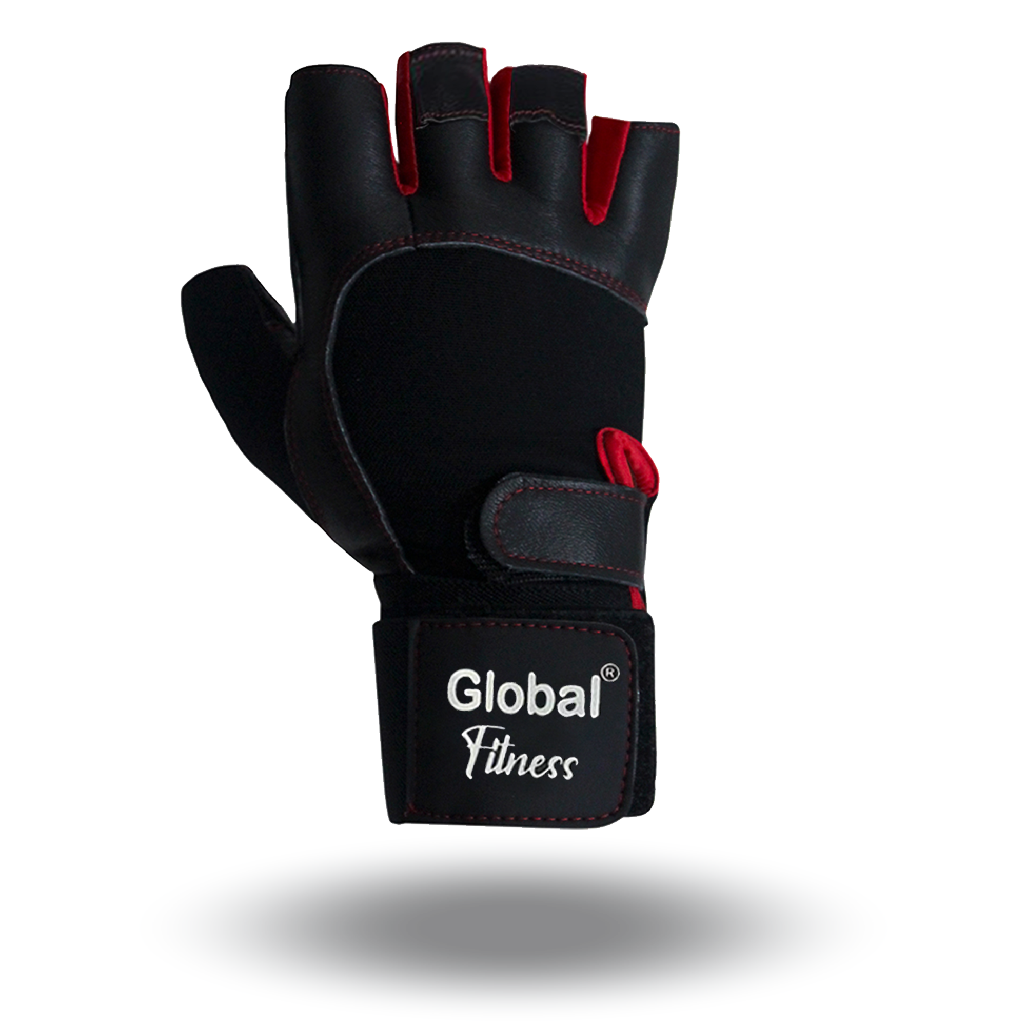 Guantes De Cuero Con Muñequera Hombre Globalfitness