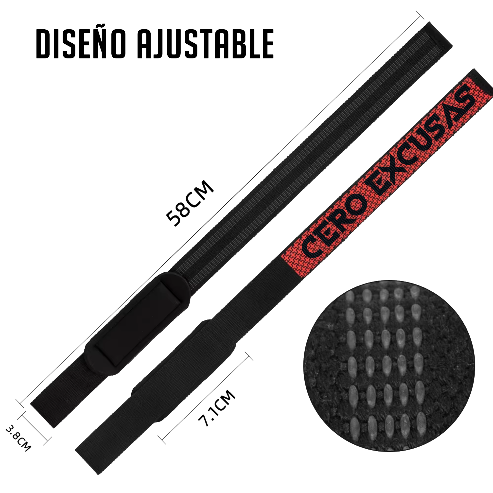 Straps Clásico para Gym Global Fitness