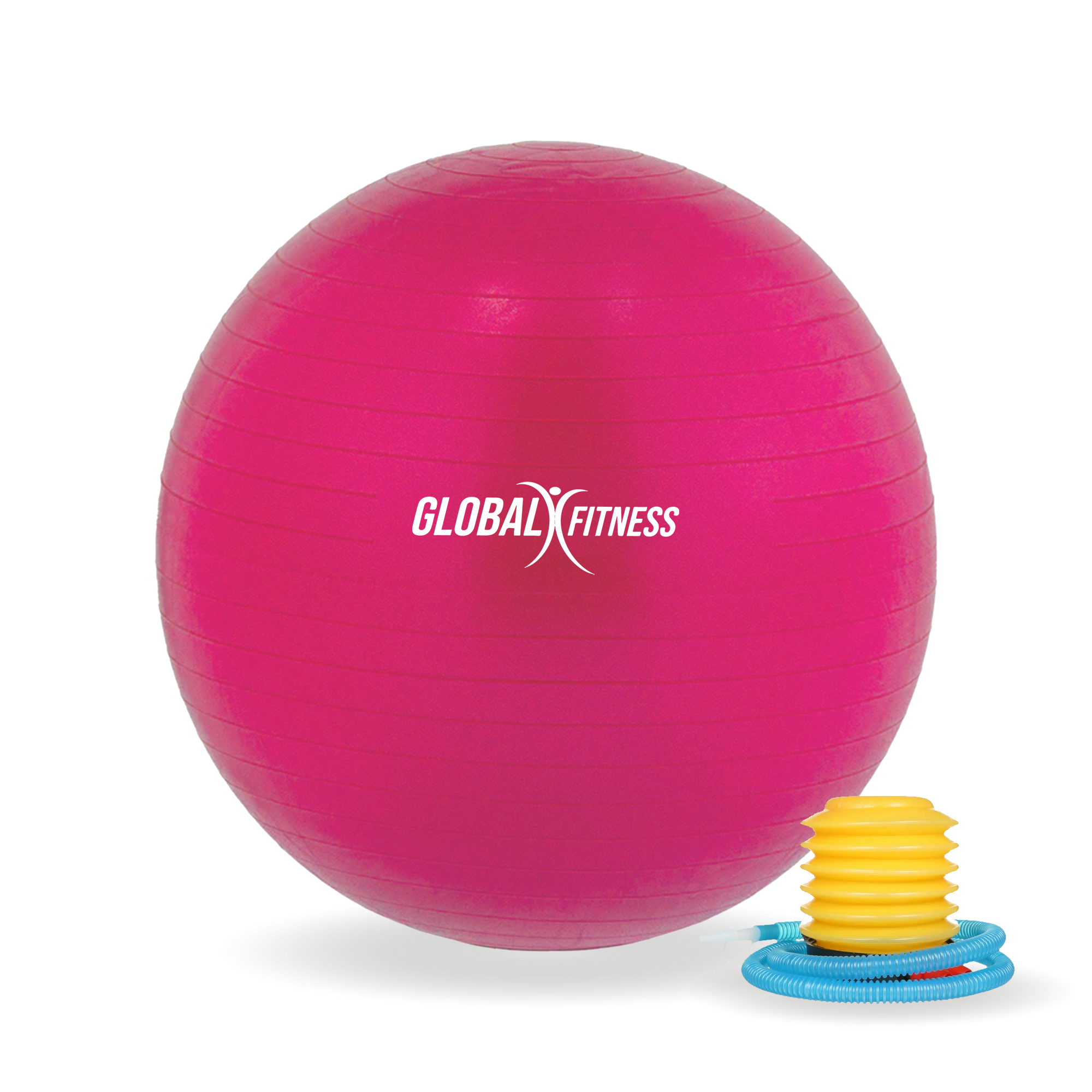 Balón de pilates 75 Cm - Rosa - Global Fitness