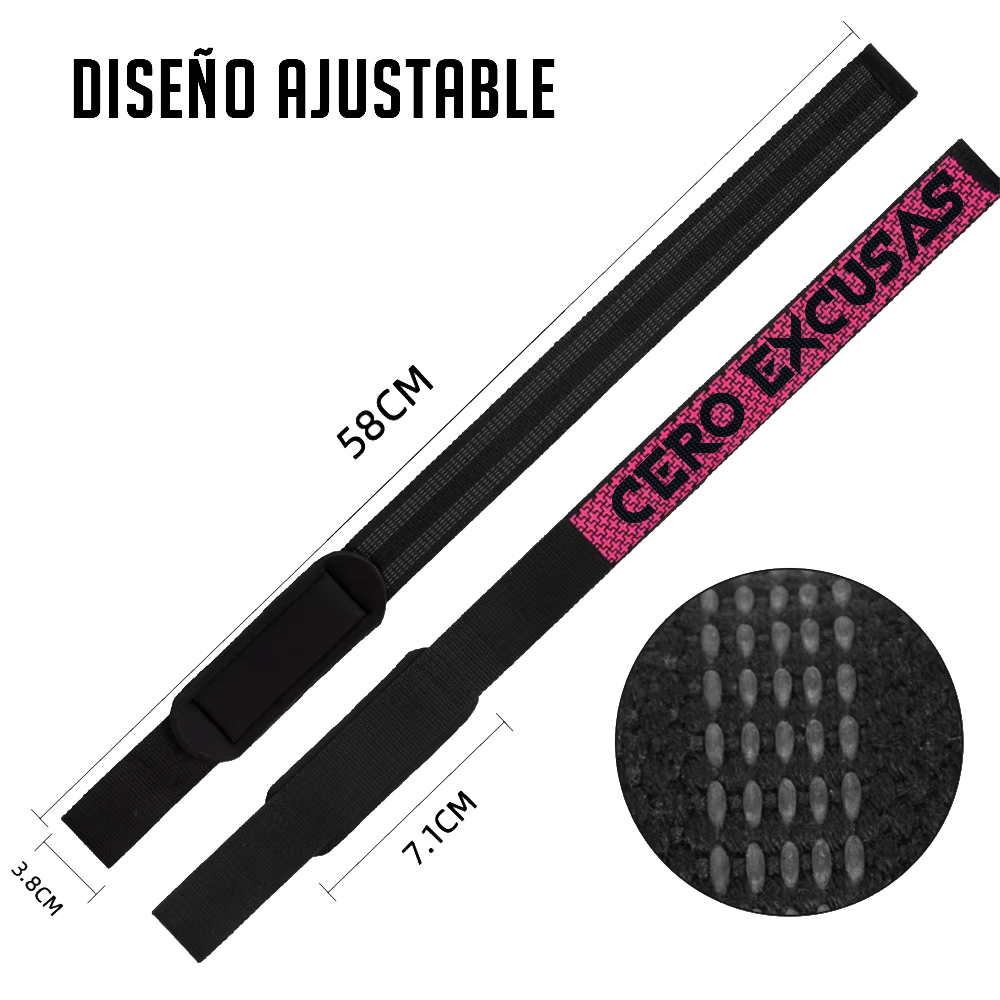 Straps Clásico para Gym Global Fitness