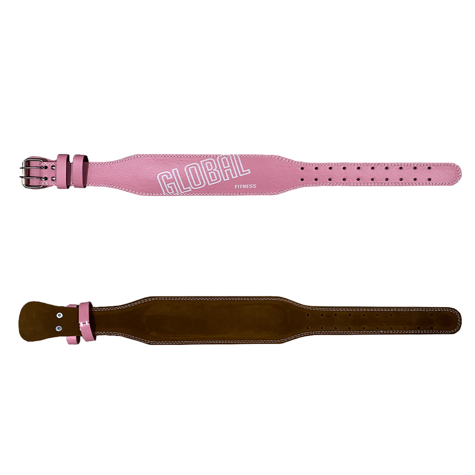 Cinturón Levantamiento Global Fitness Rosado
