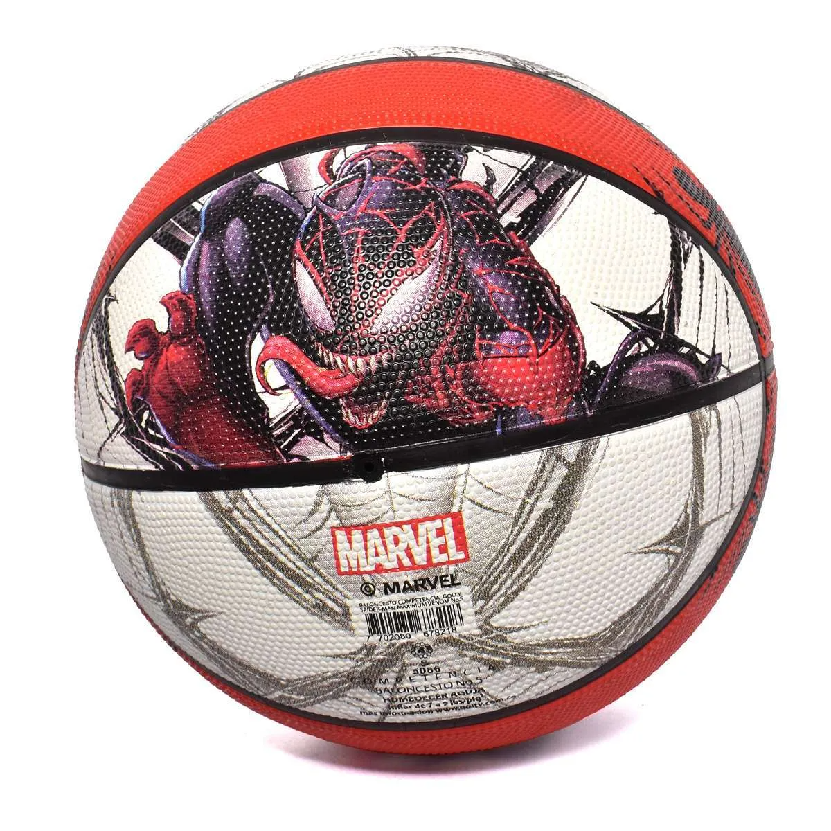 Balón De Baloncesto Competencia Spider Man Venom Golty No5