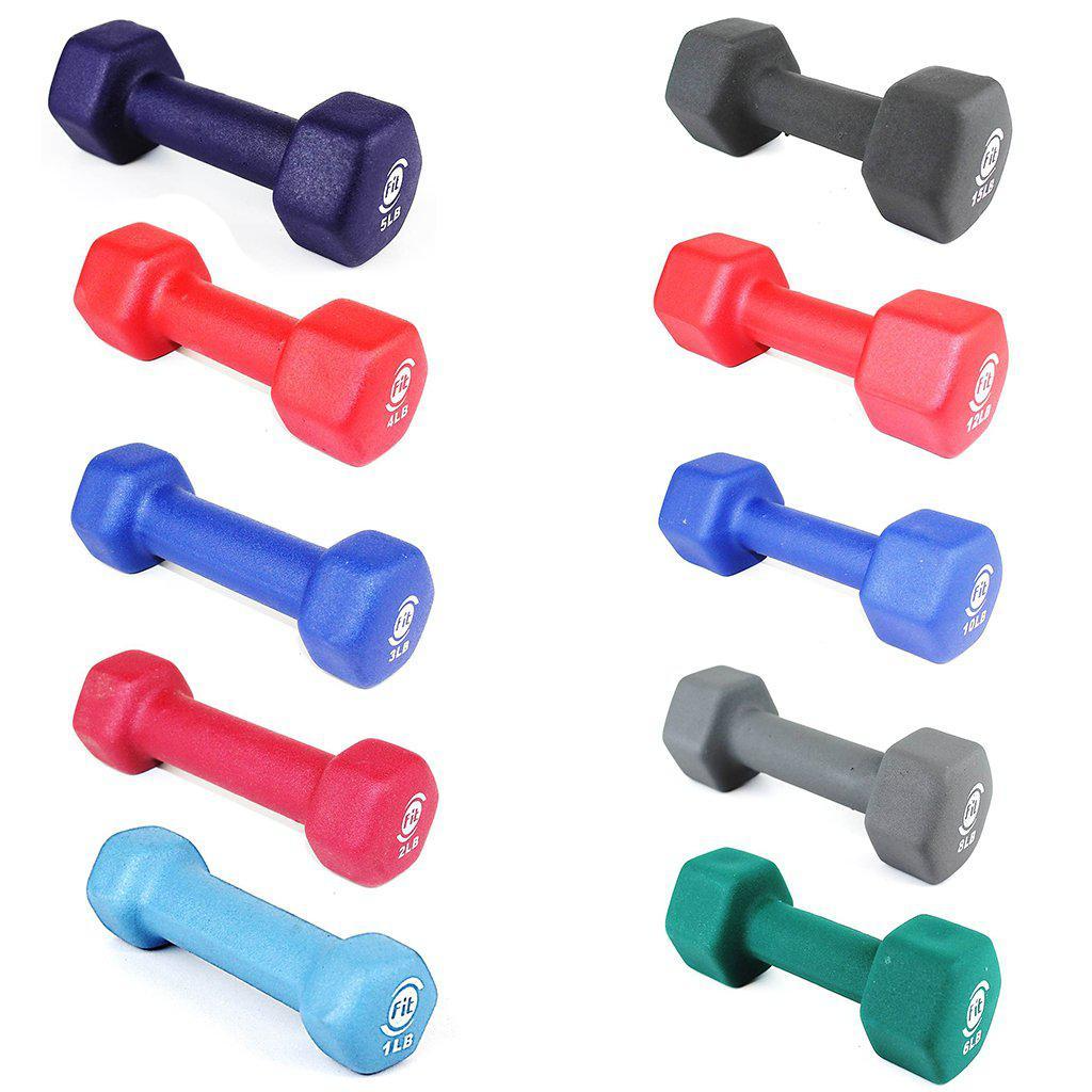 Mancuerna Encauchetada En Neopreno Sportfitness