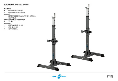 SOPORTE SENTADILLAS