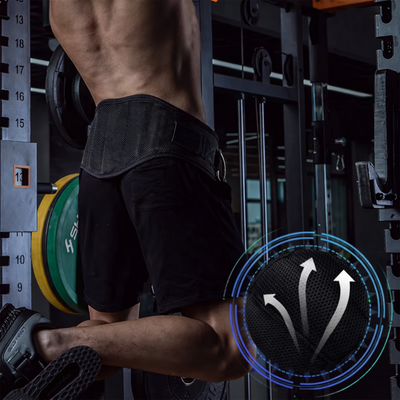 Cinturón Con Cadena Para Discos Profesional - Global Fitness