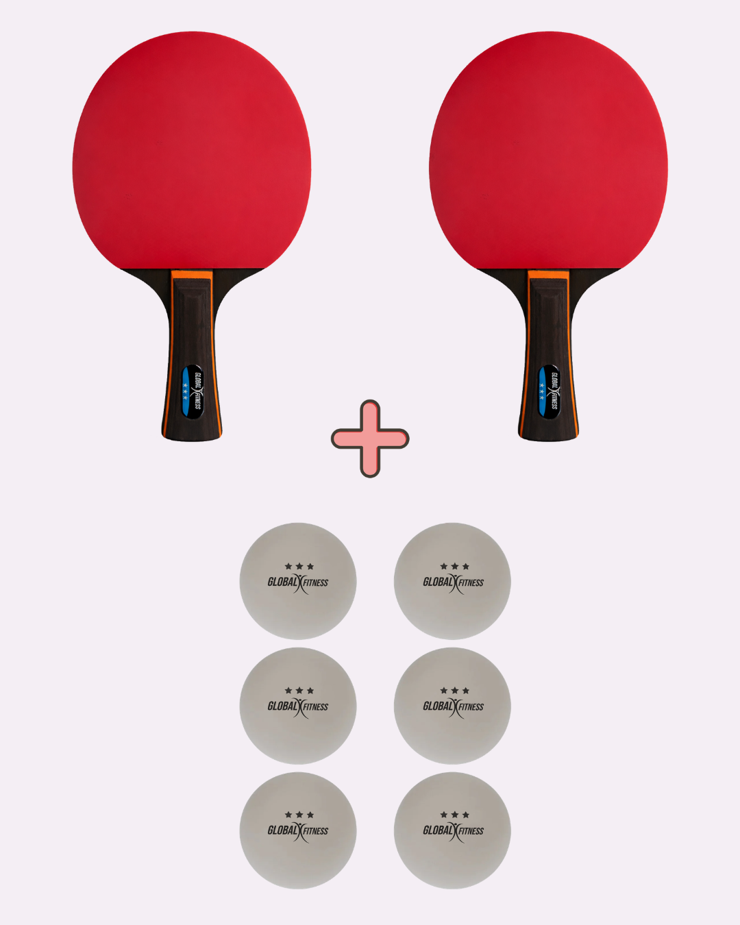 Kit Duo Match Ping Pong 3 Estrellas