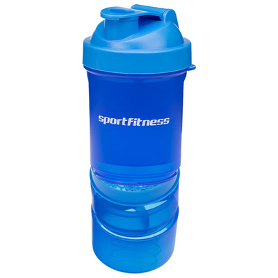 Shaker 500 Ml Con Mezclador Y Compartimientos Sportfitness