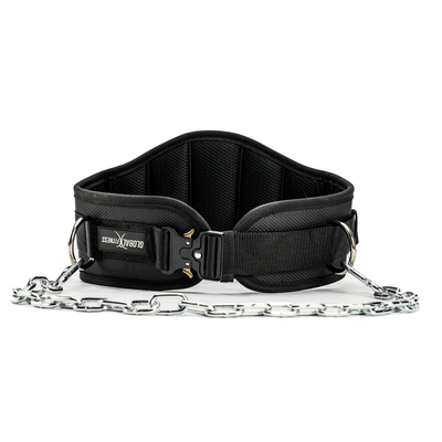 Cinturón Con Cadena Para Discos Profesional - Global Fitness