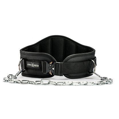 Cinturón Con Cadena Para Discos Profesional - Global Fitness