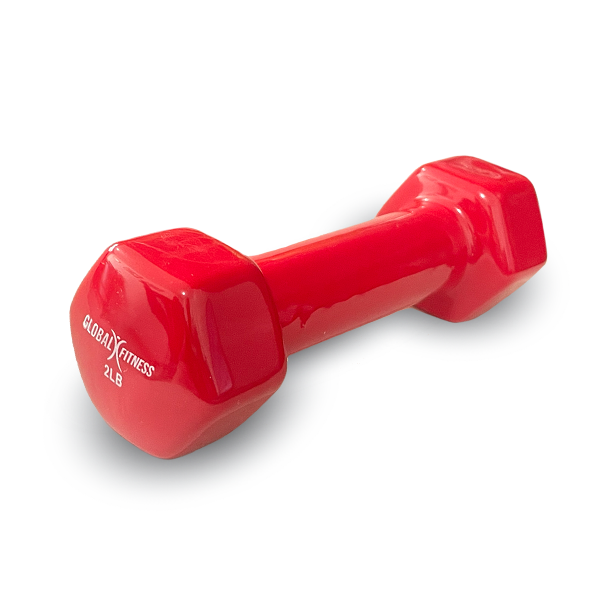 Mancuerna Encauchetada En Vinilo Global Fitness 2 Lb