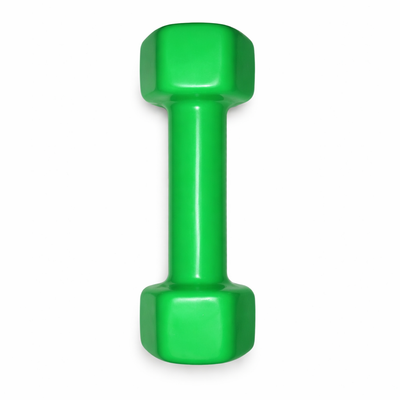 Mancuerna Encauchetada En Vinilo Global Fitness 3 Lb