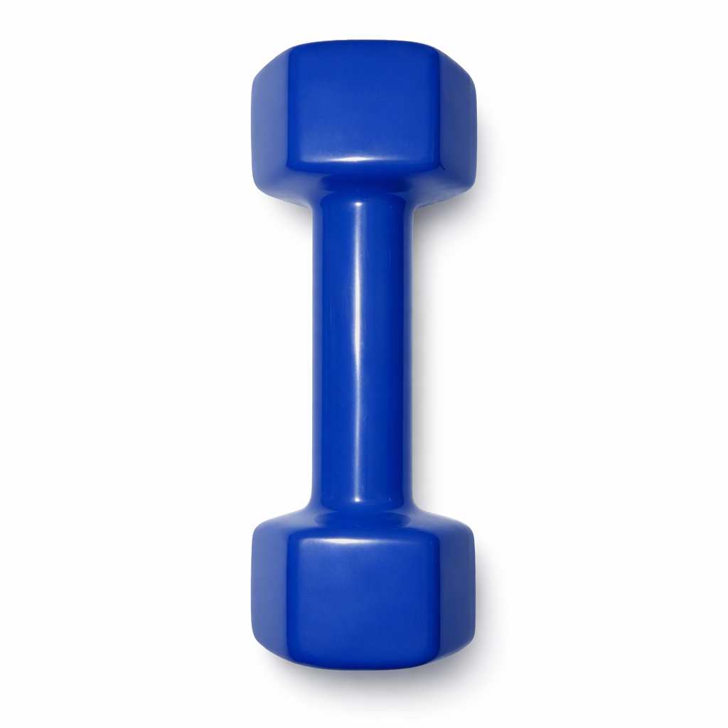 Mancuerna Encauchetada En Vinilo Global Fitness 6 Lb