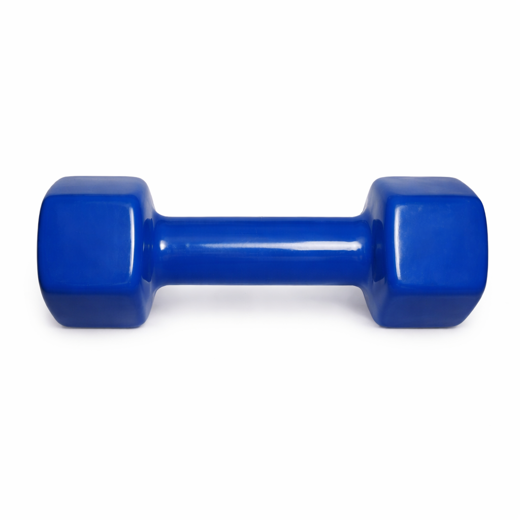 Mancuerna Encauchetada En Vinilo Global Fitness 6 Lb