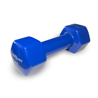 Mancuerna Encauchetada En Vinilo Global Fitness 6 Lb