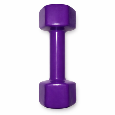 Mancuerna Encauchetada En Vinilo Global Fitness 8 Lb