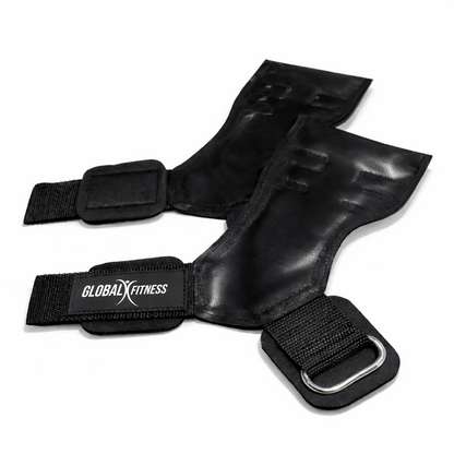 Straps Power Grip con protector de palma Global Fitness